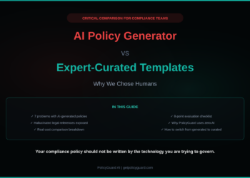 AI Policy Generator vs Expert-Curated Templates - Why We Chose Humans - PolicyGuard AI