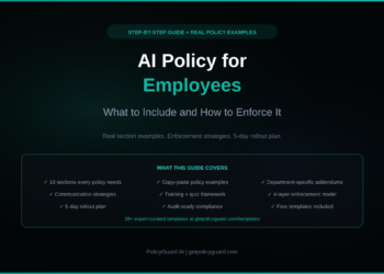 AI Policy for Employees What to Include and How to Enforce It
